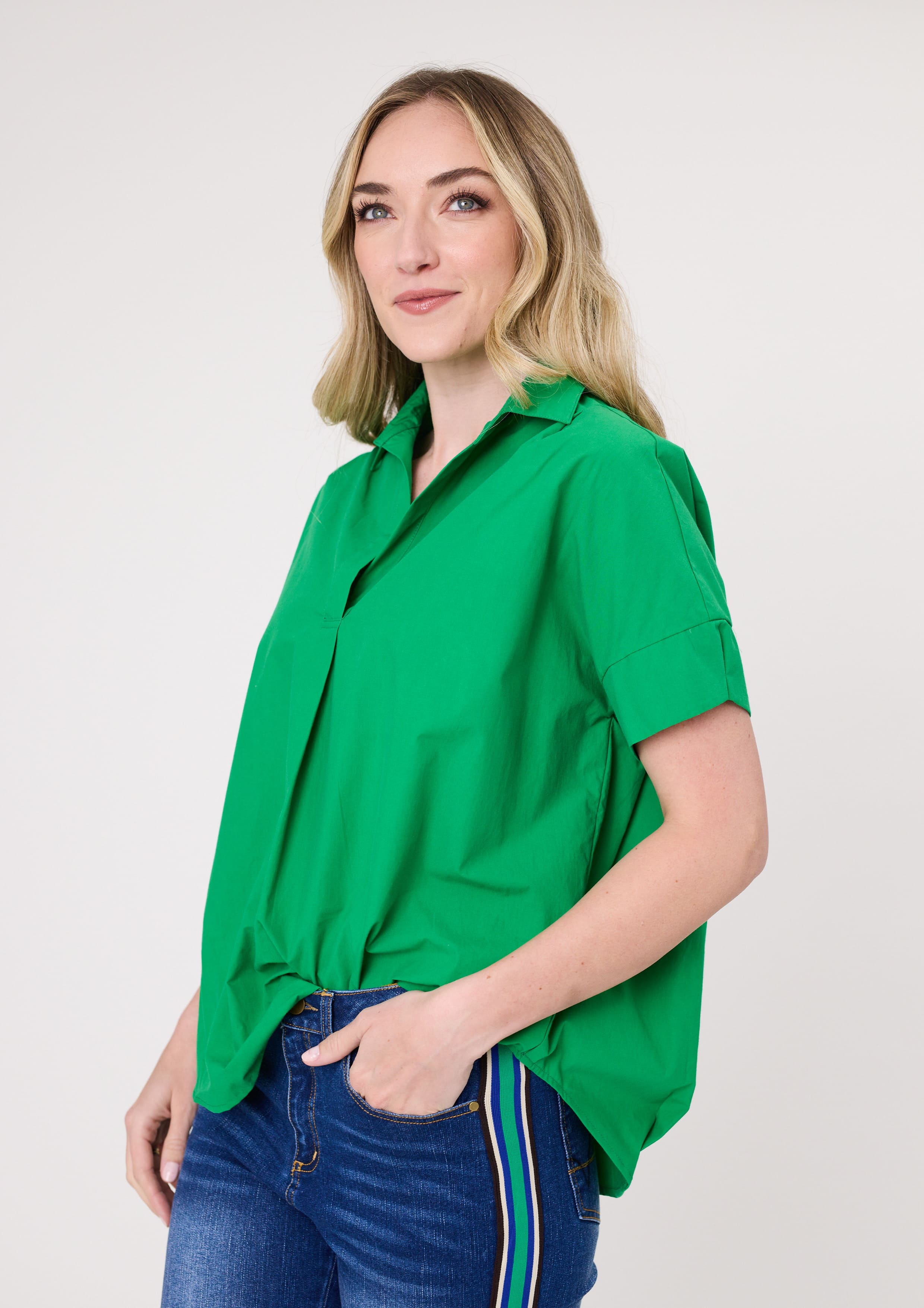 Dora Top Green
