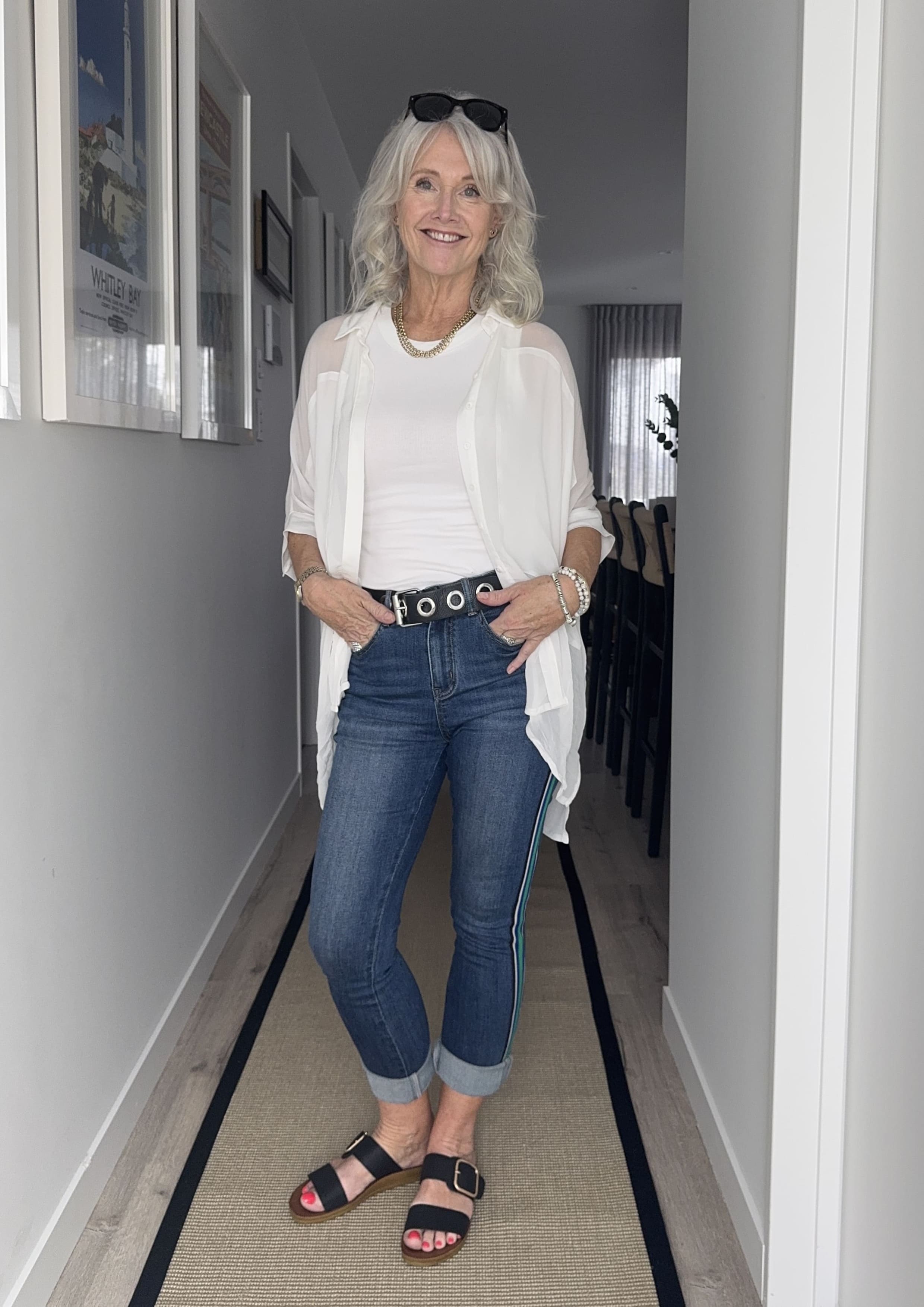 Greta Top White