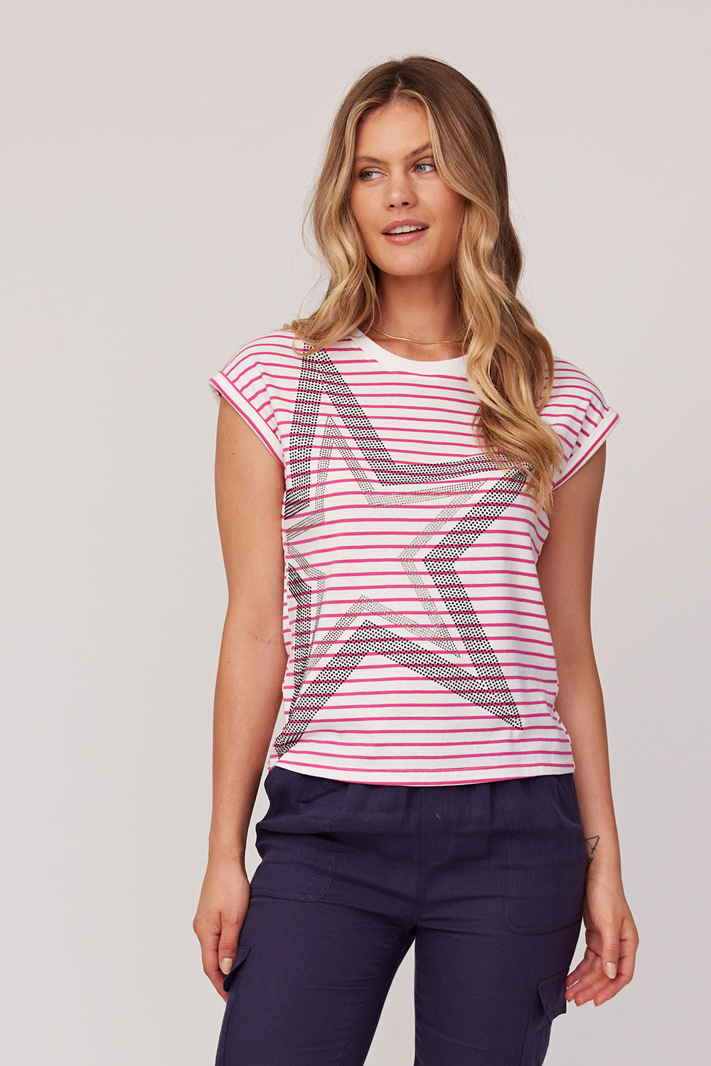 Jinny Star Tee Cerise