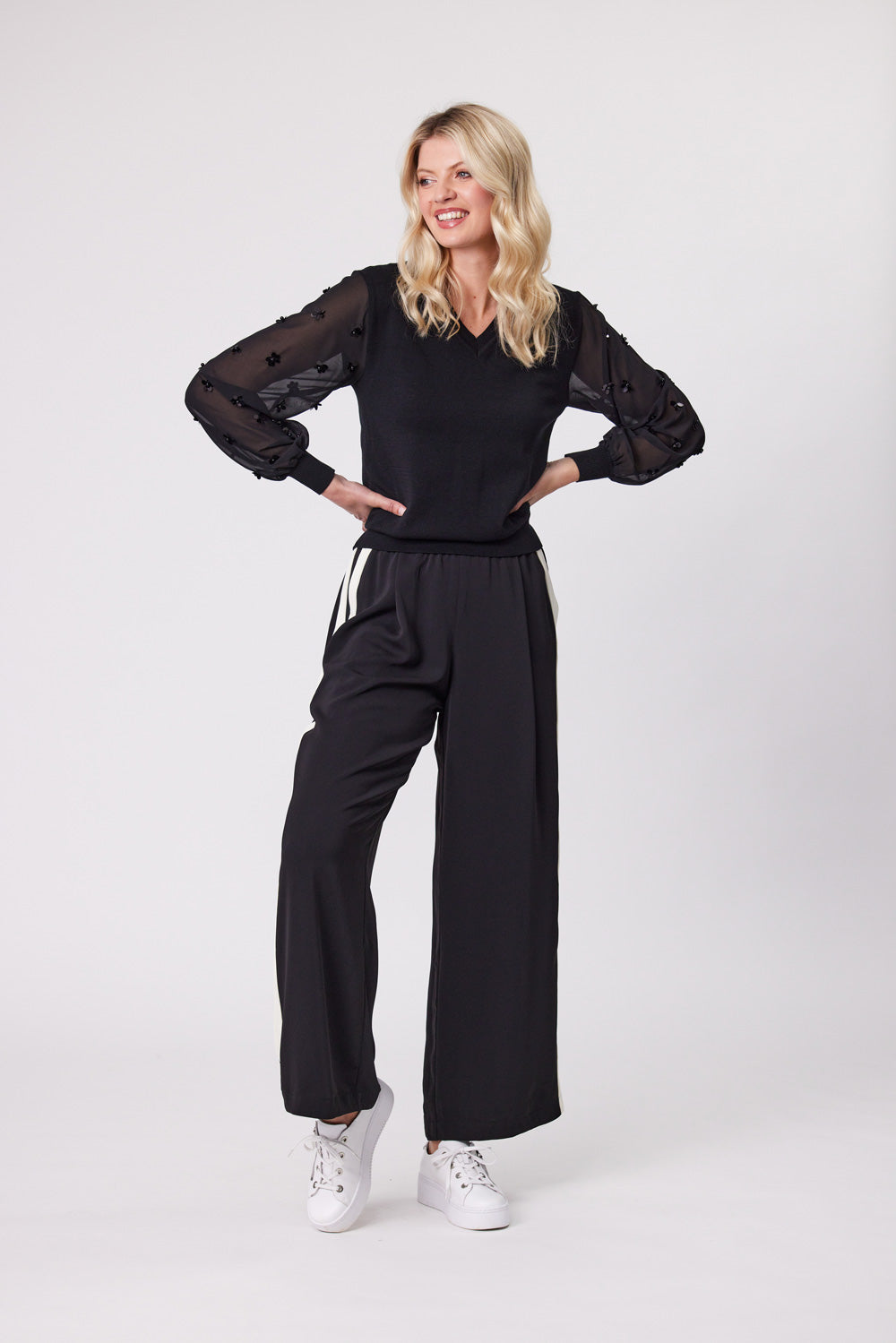 India Knit Black