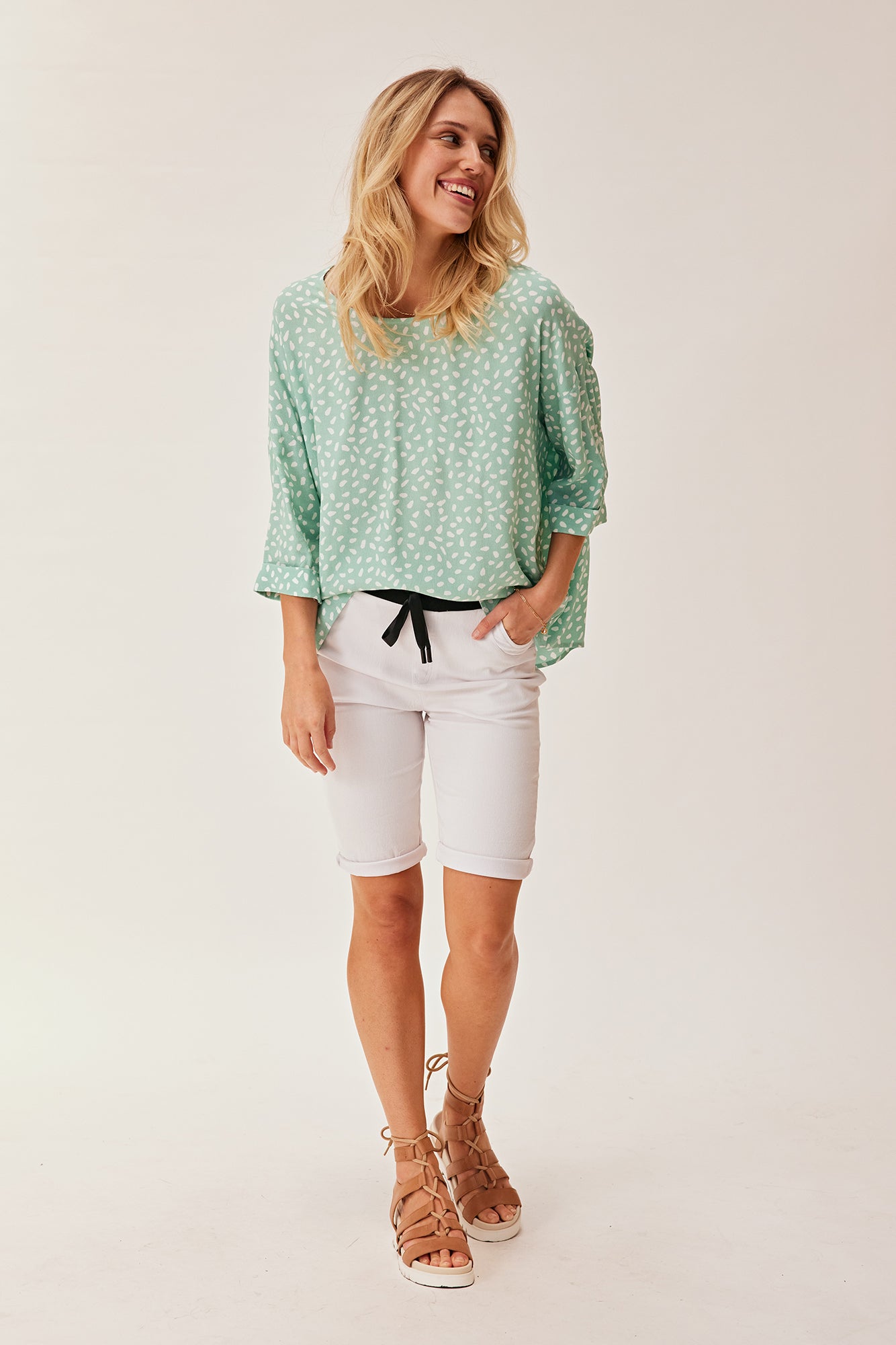 Alexia Short White