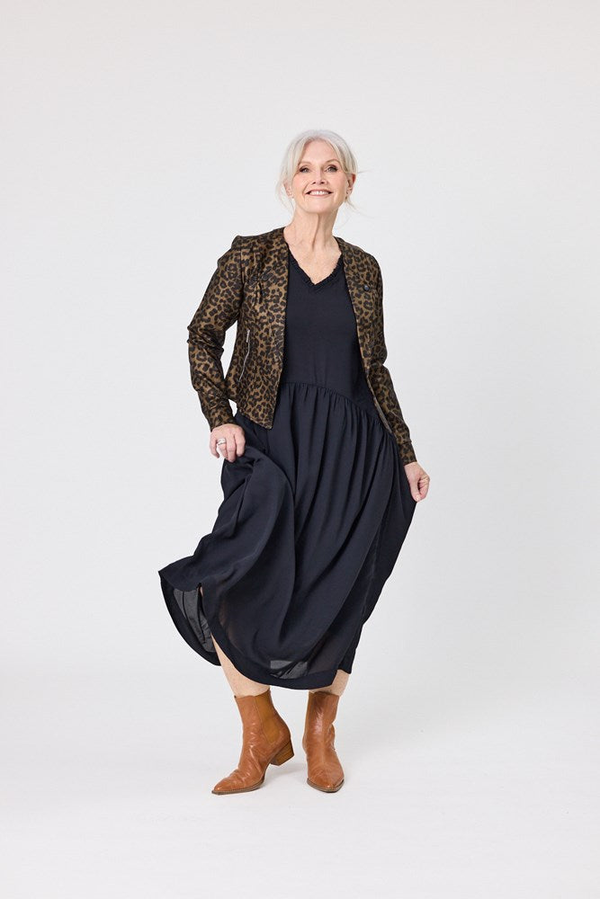 Mika Leopard Jacket Toffee Leopard