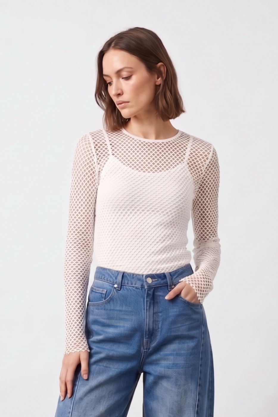 Sue Mesh Top