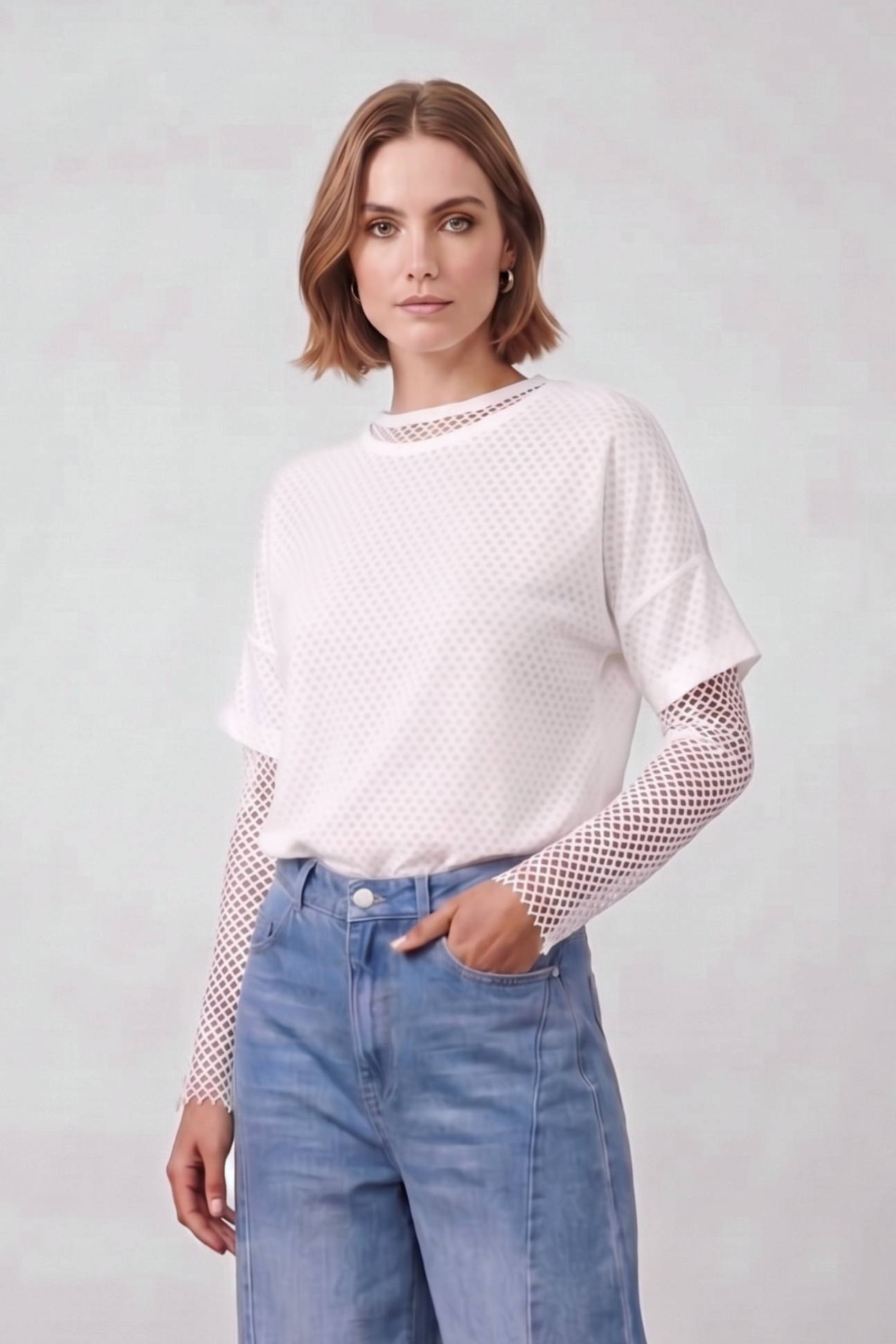 Penny Sheer Top