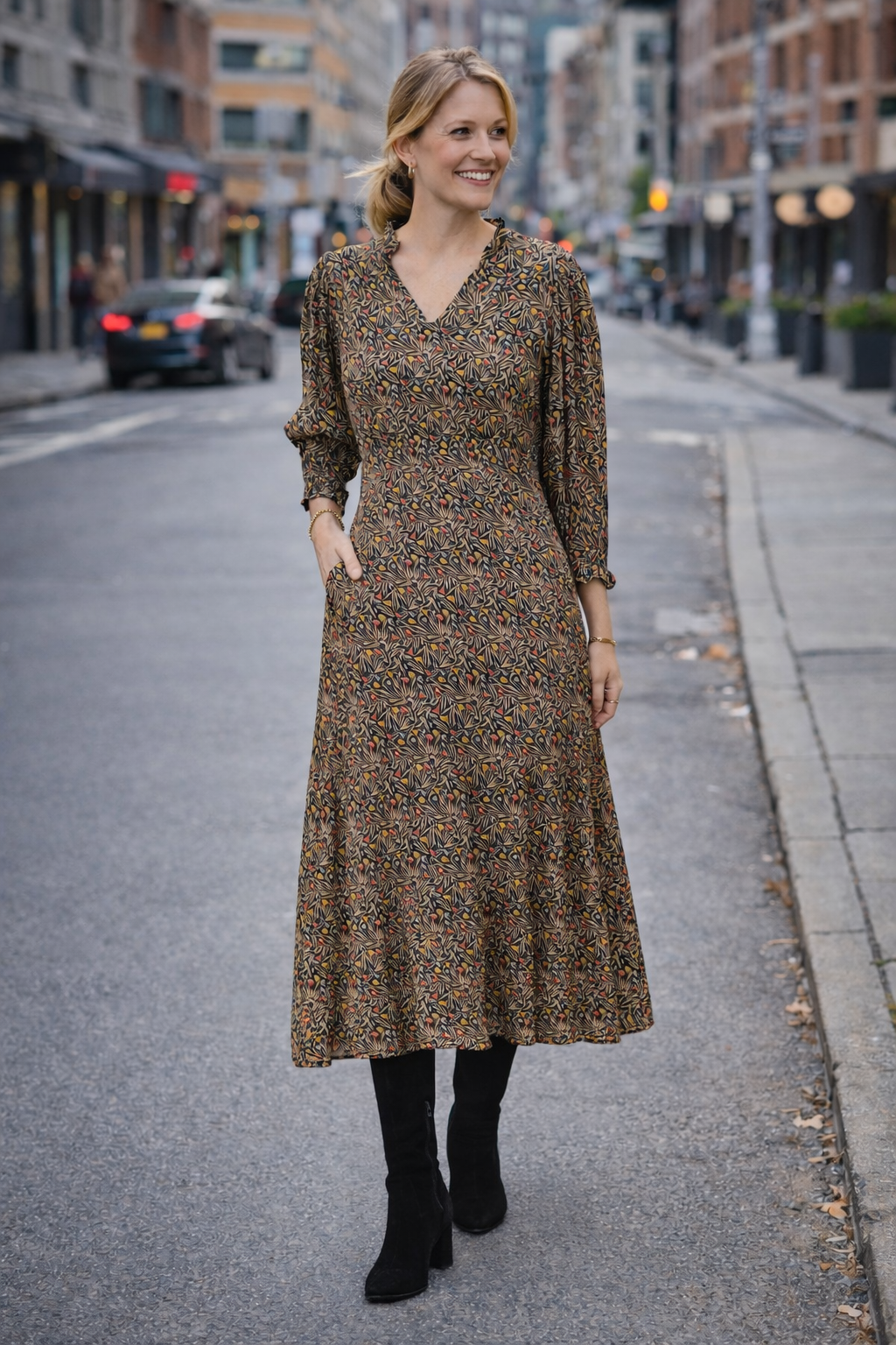 April Dress Mini Floral