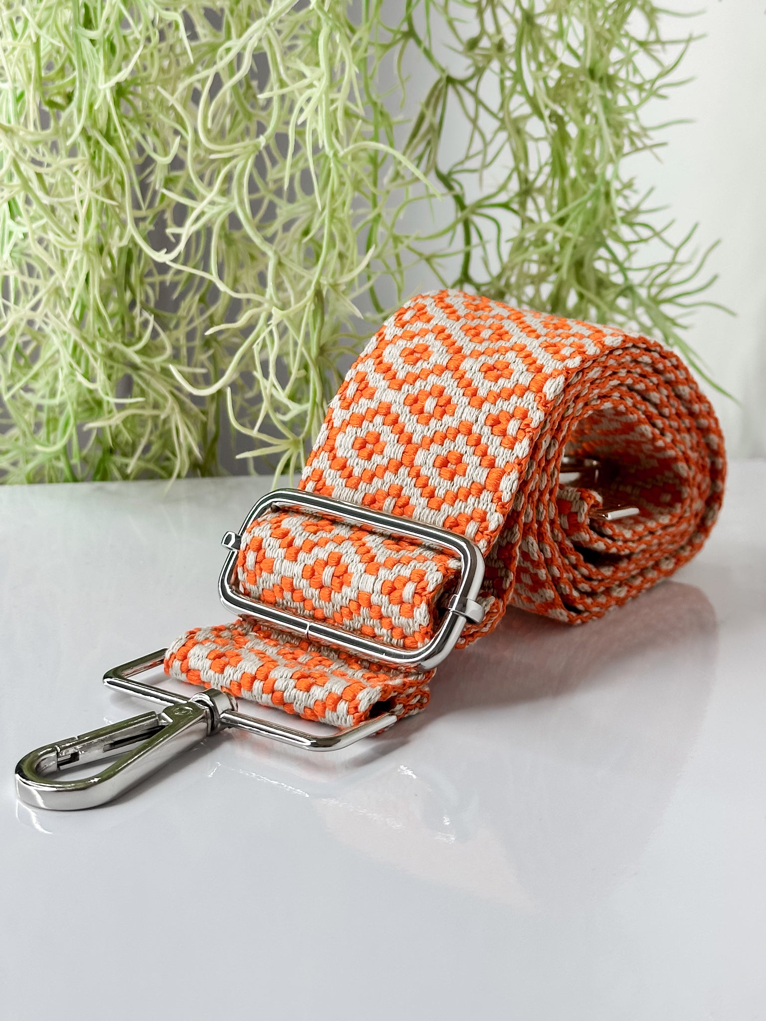 Diva Straps Orange Trellis