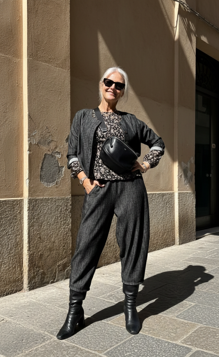Sonja Pant Black Denim