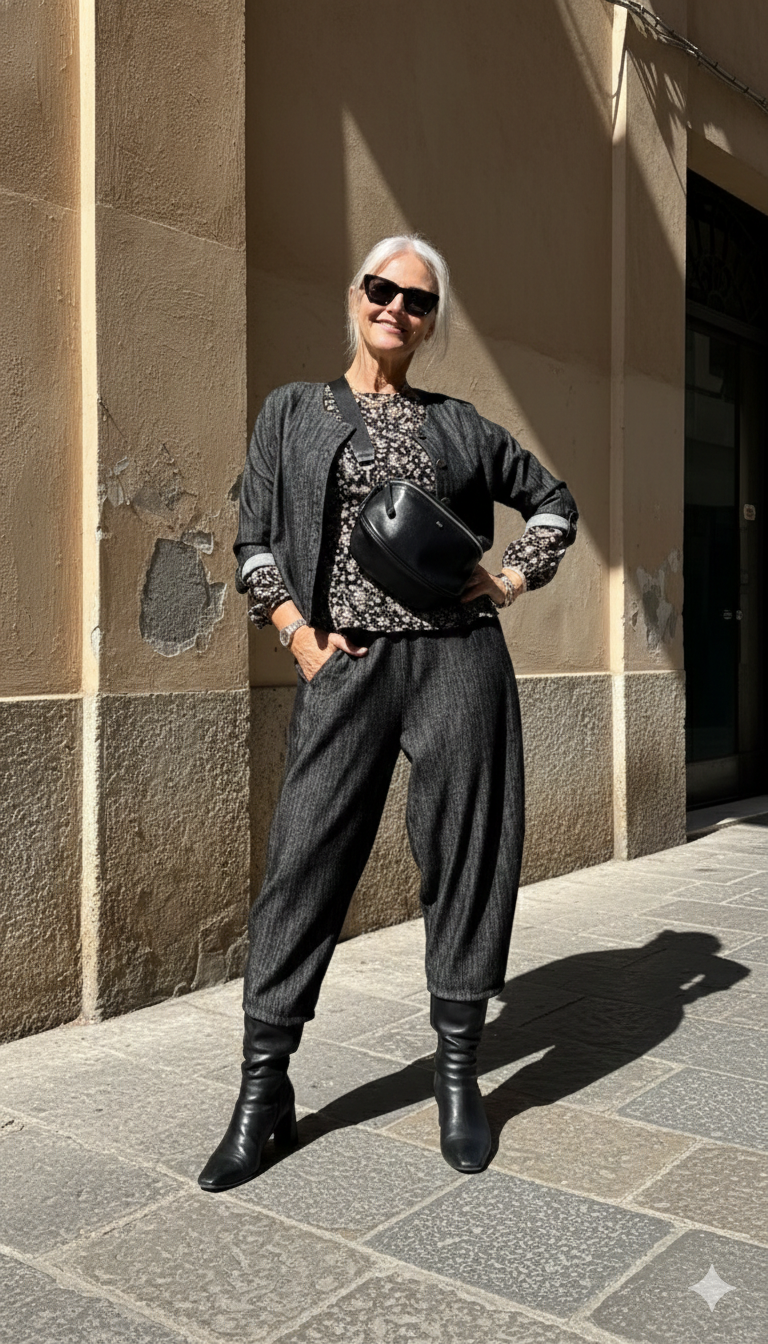 Nina Jacket Black Denim