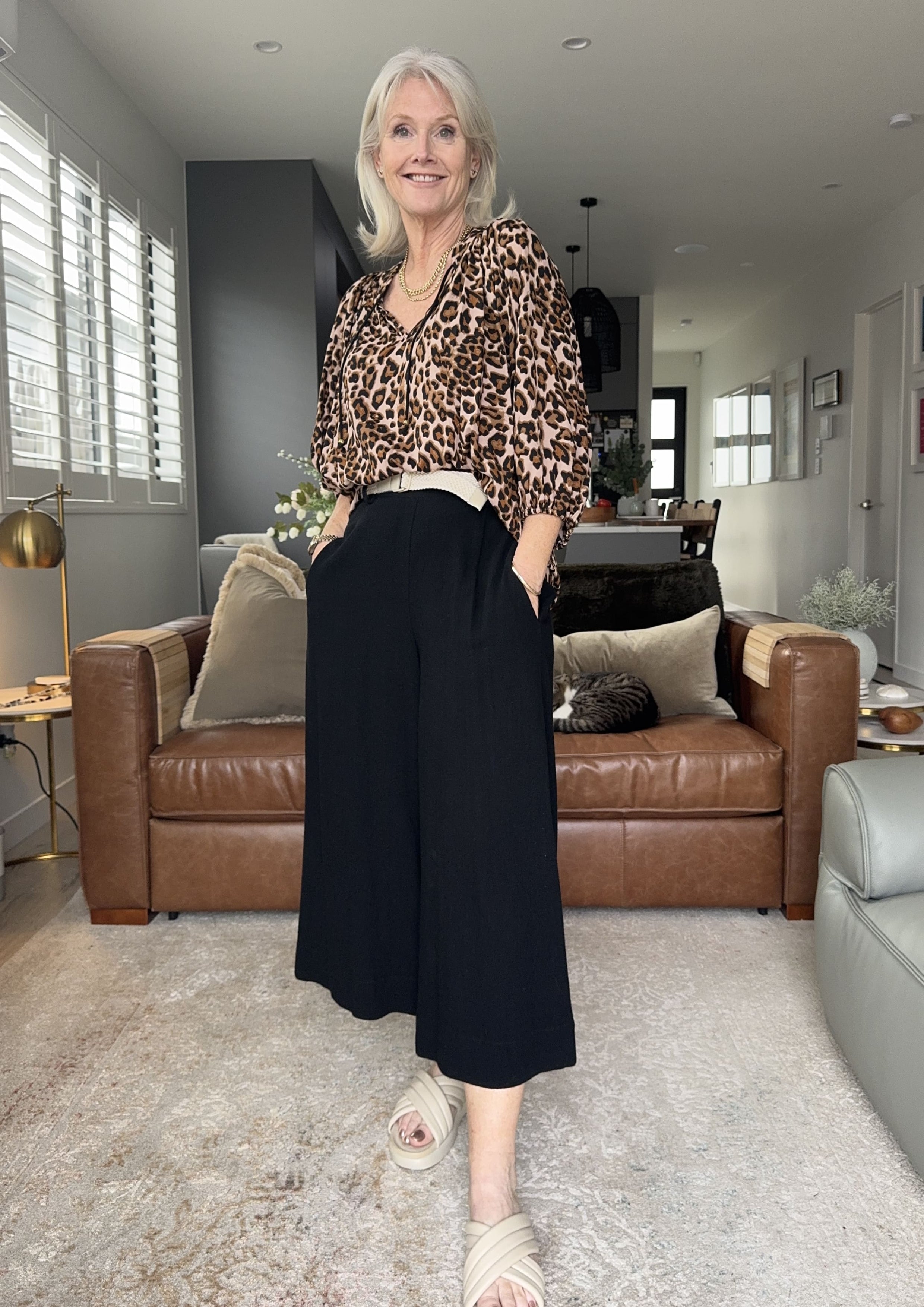 Gianna Top Leopard Print *Pre-Order*