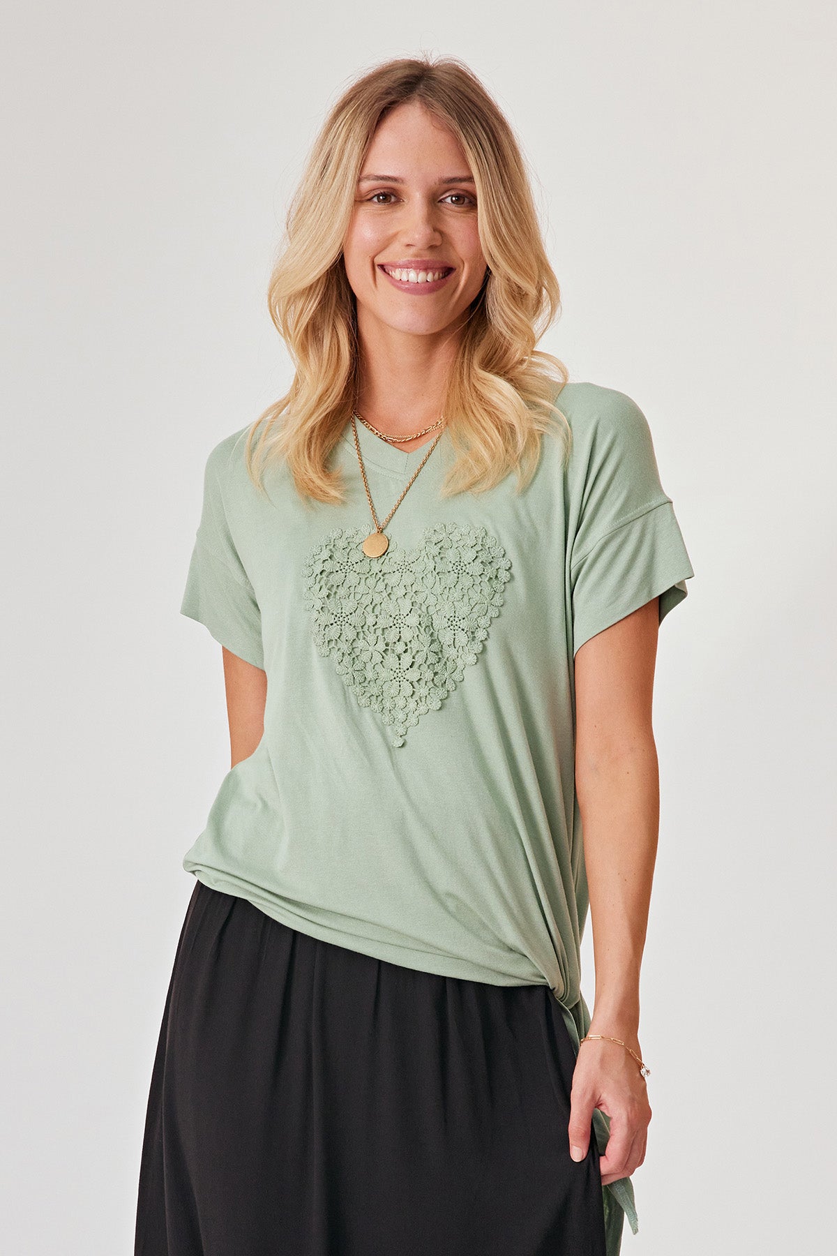 Heart Tee Mint