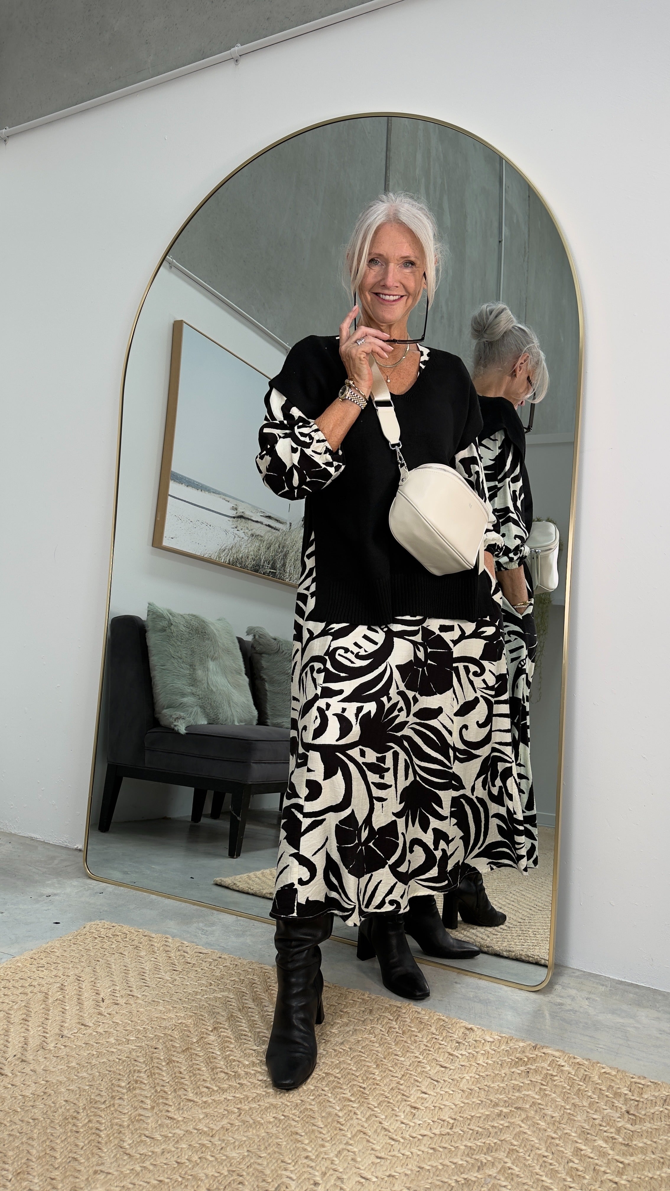 Vilma Wool Knit Black