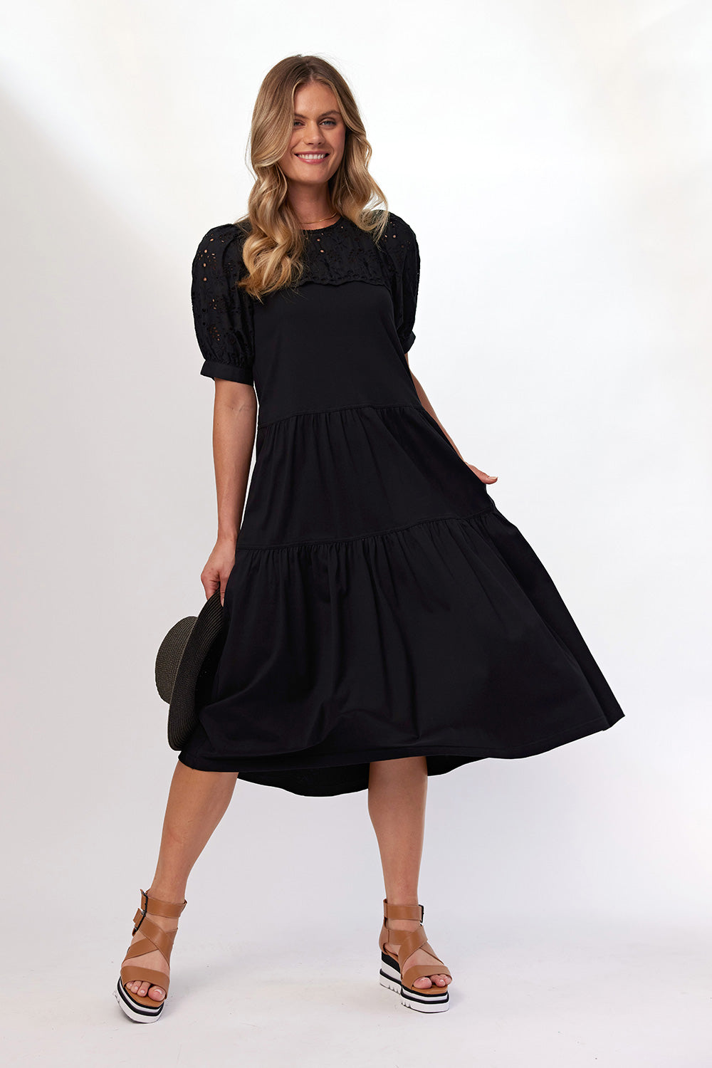 Sydney Lace Dress Black