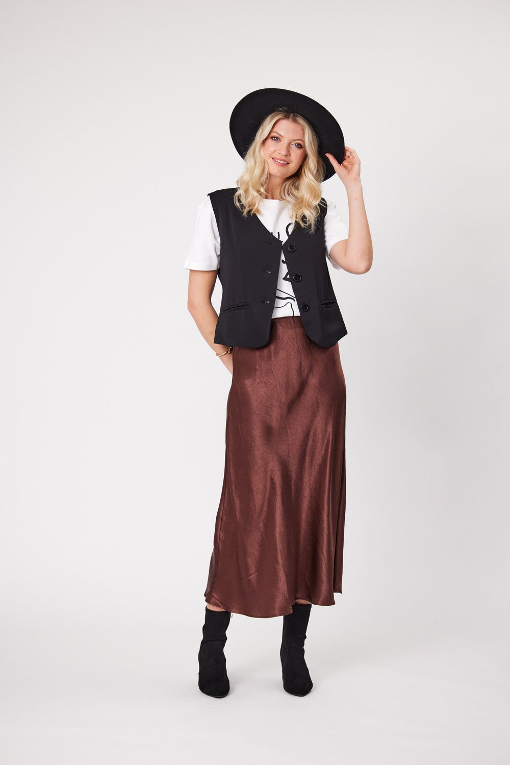 Kelsey Waistcoat Black