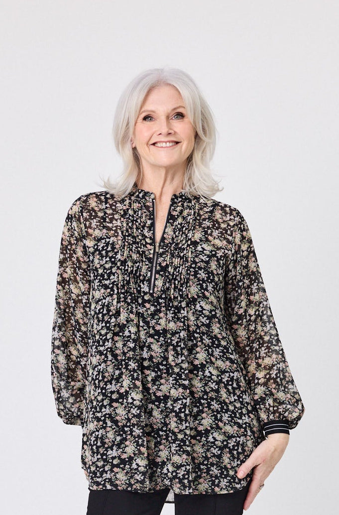 Liz Top & Singlet Bouquet Print