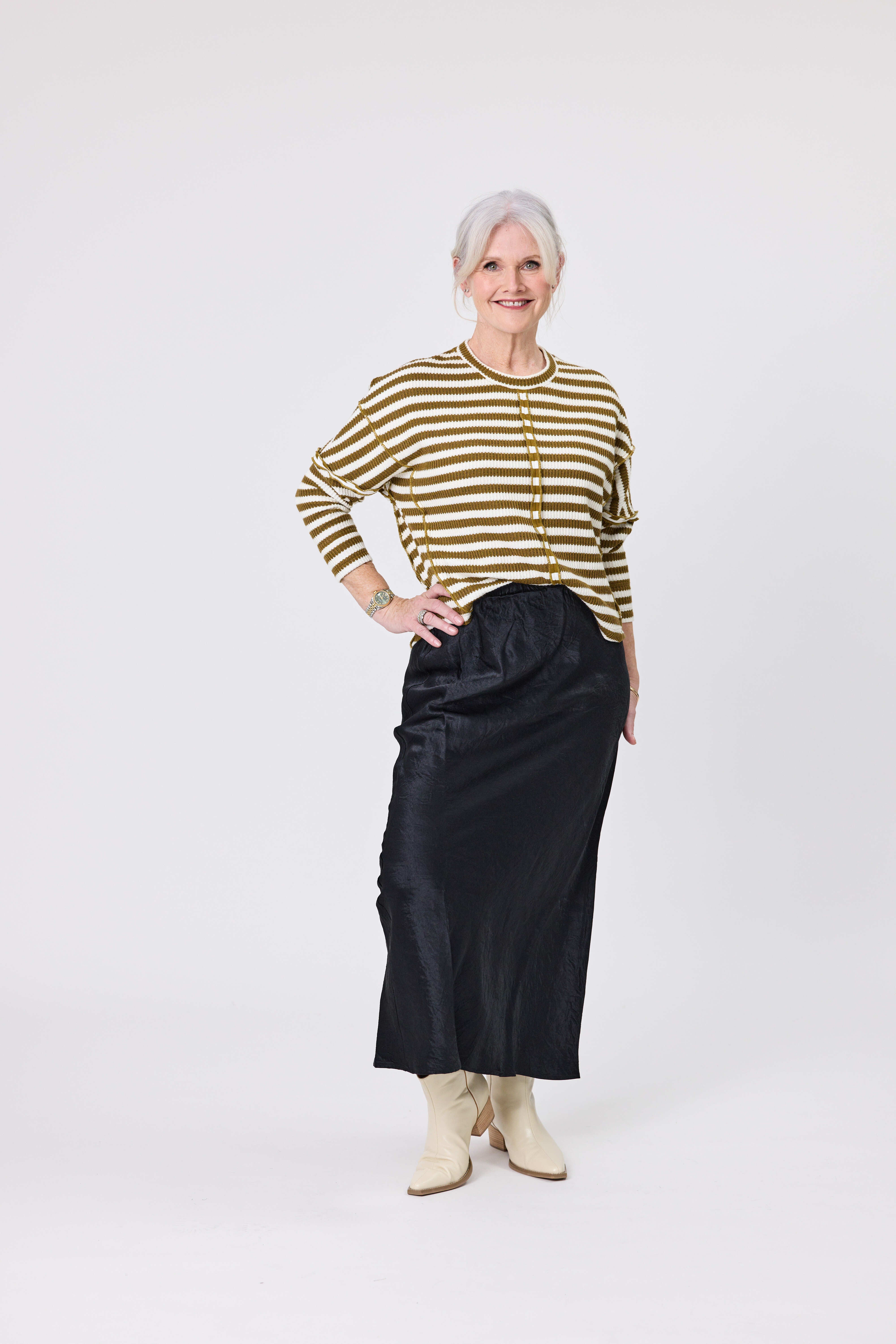 Alice Top Olive White