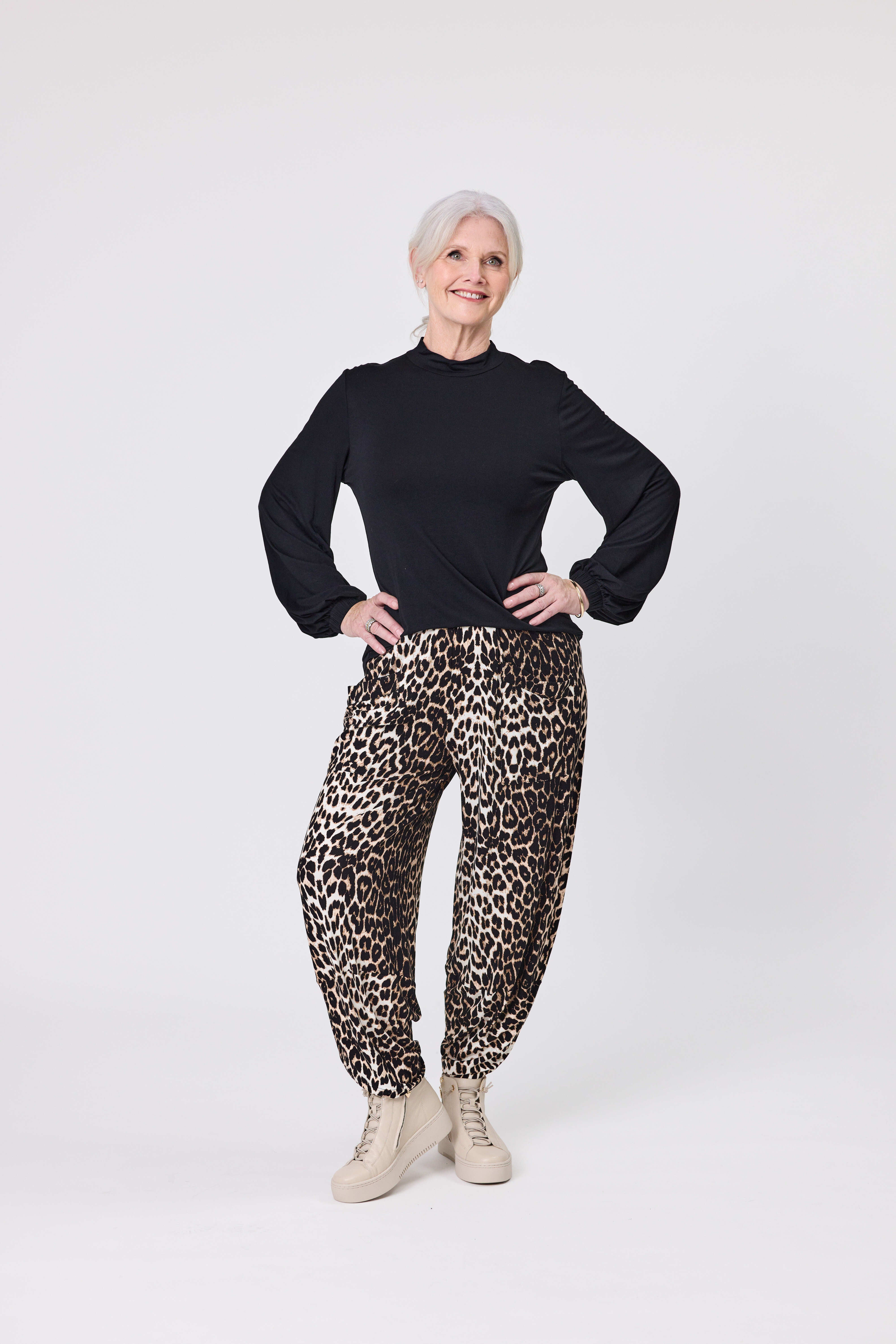 Lenore Leopard Pant Leopard Print