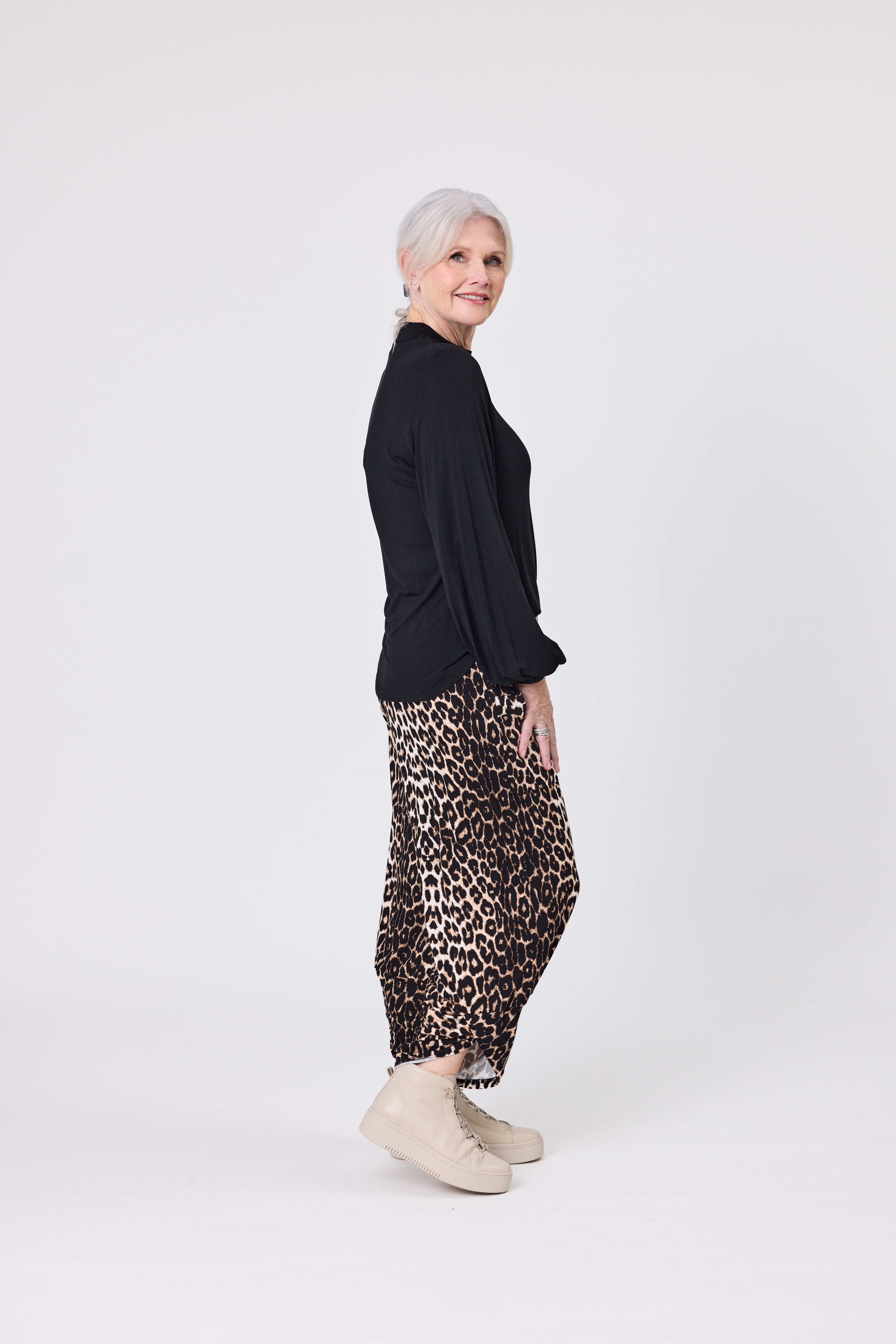 Lenore Leopard Pant Leopard Print