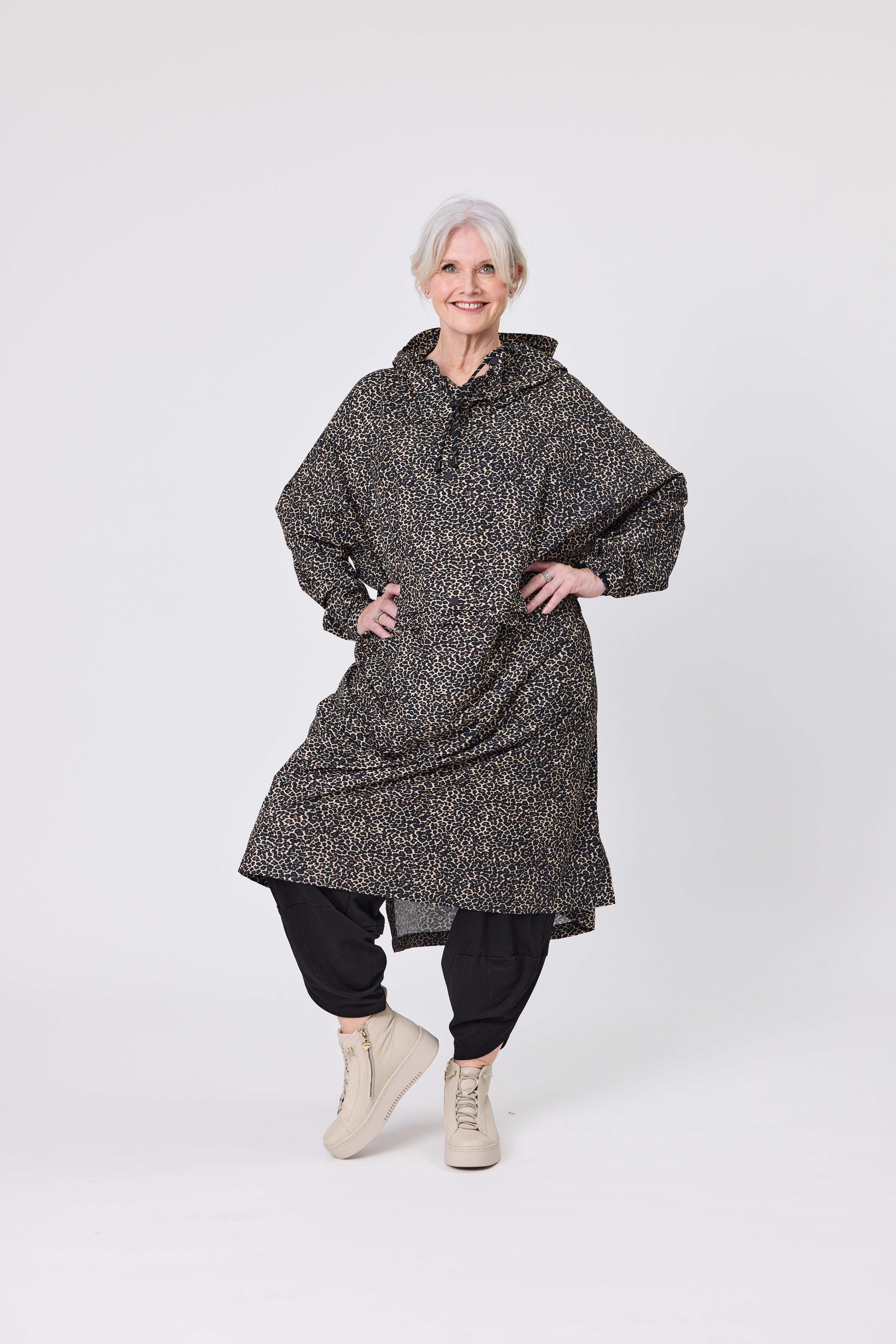Frida Raincoat Mini Leopard