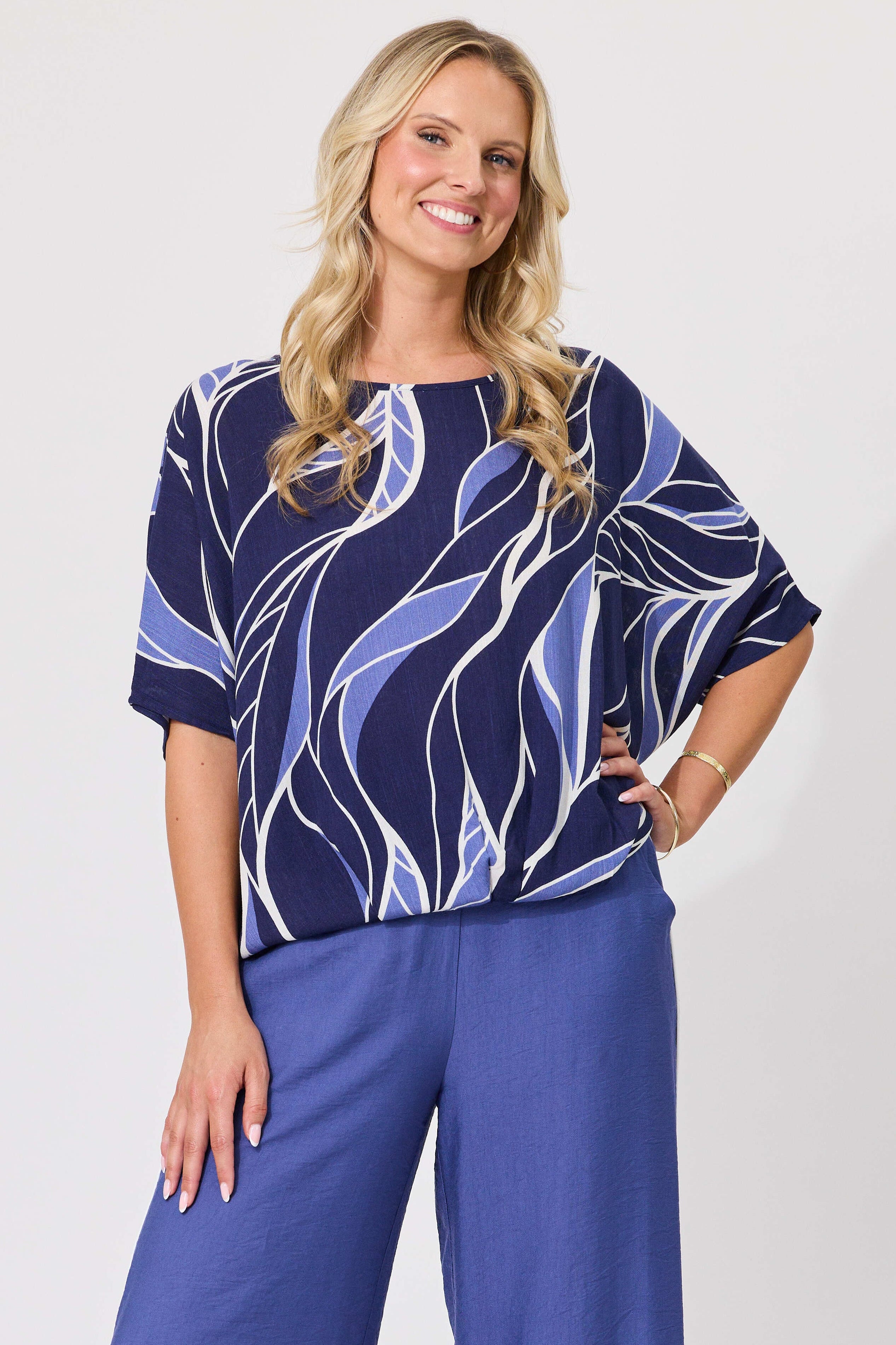 Alessa Print Top