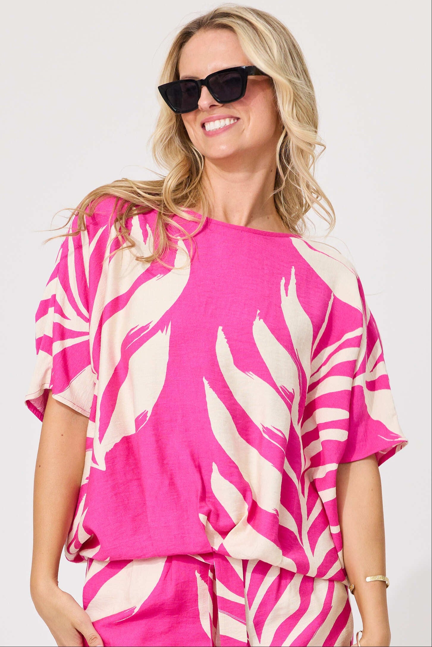 Alessa Print Top