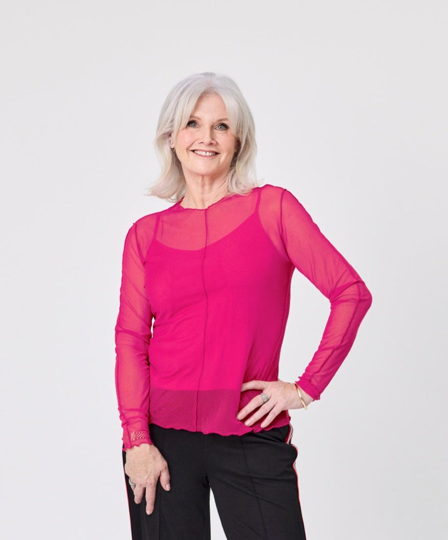 Sasha Top & Singlet Fuchsia
