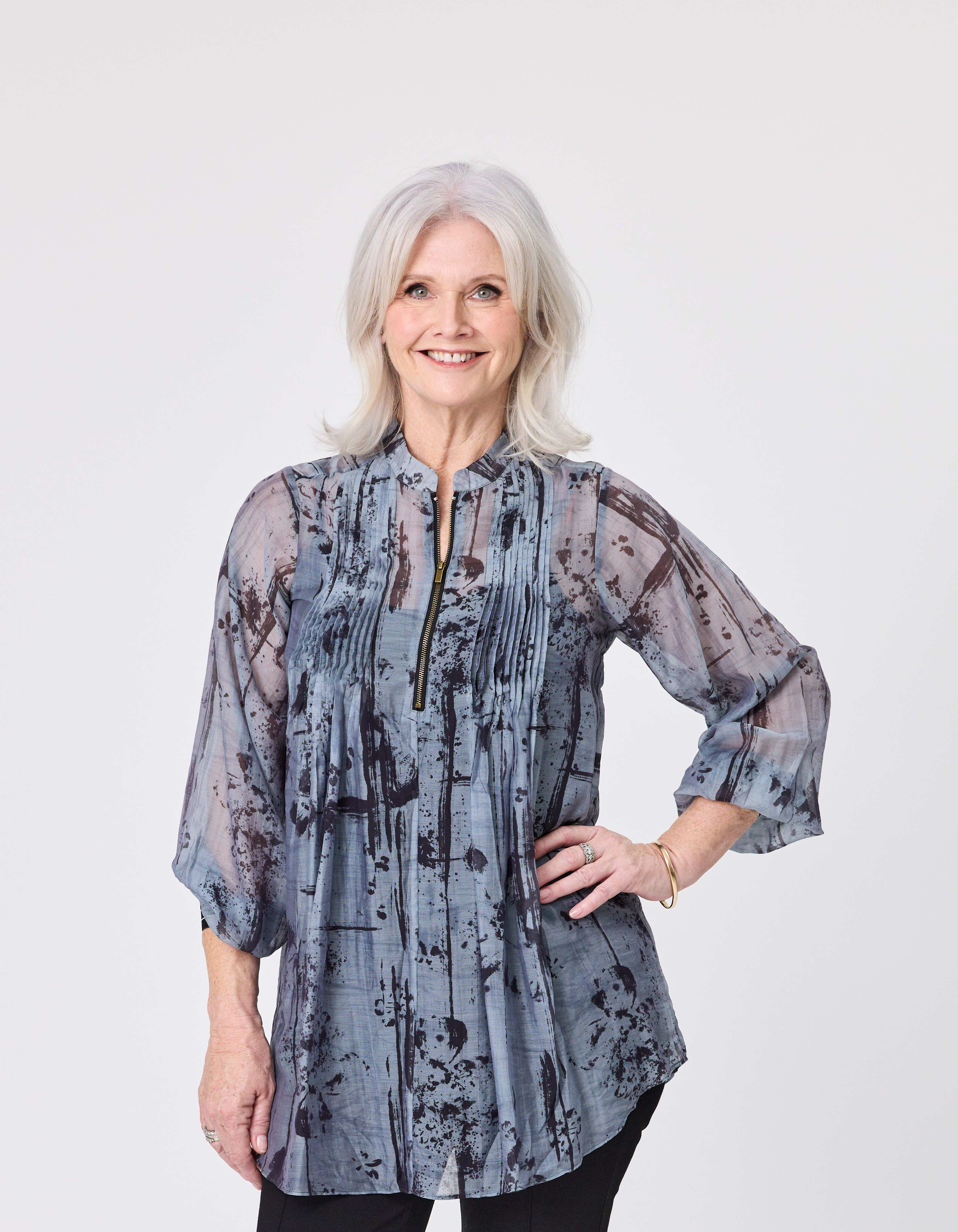 Liza Top & Singlet Blue Shades