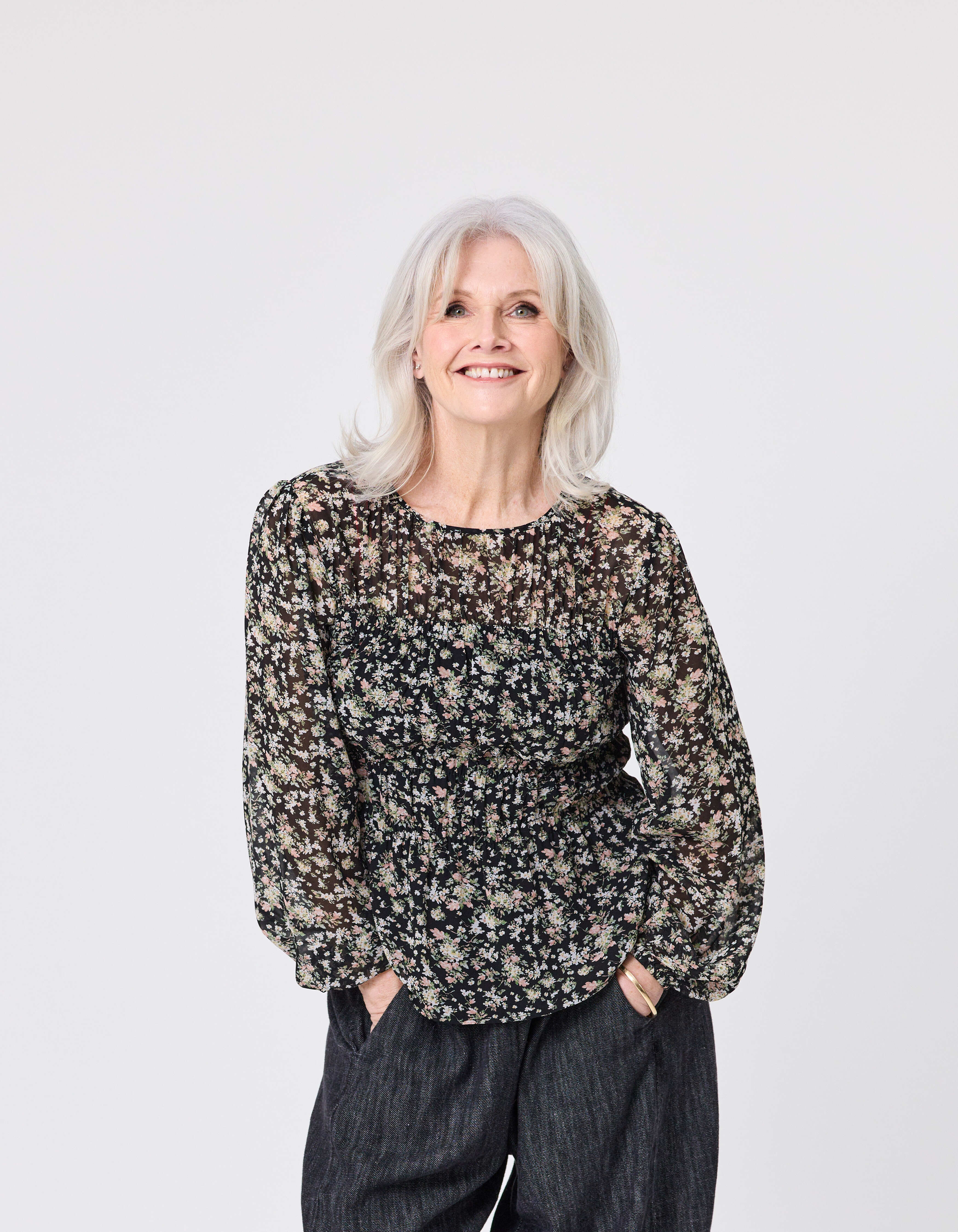 Freja Top Bouquet Print