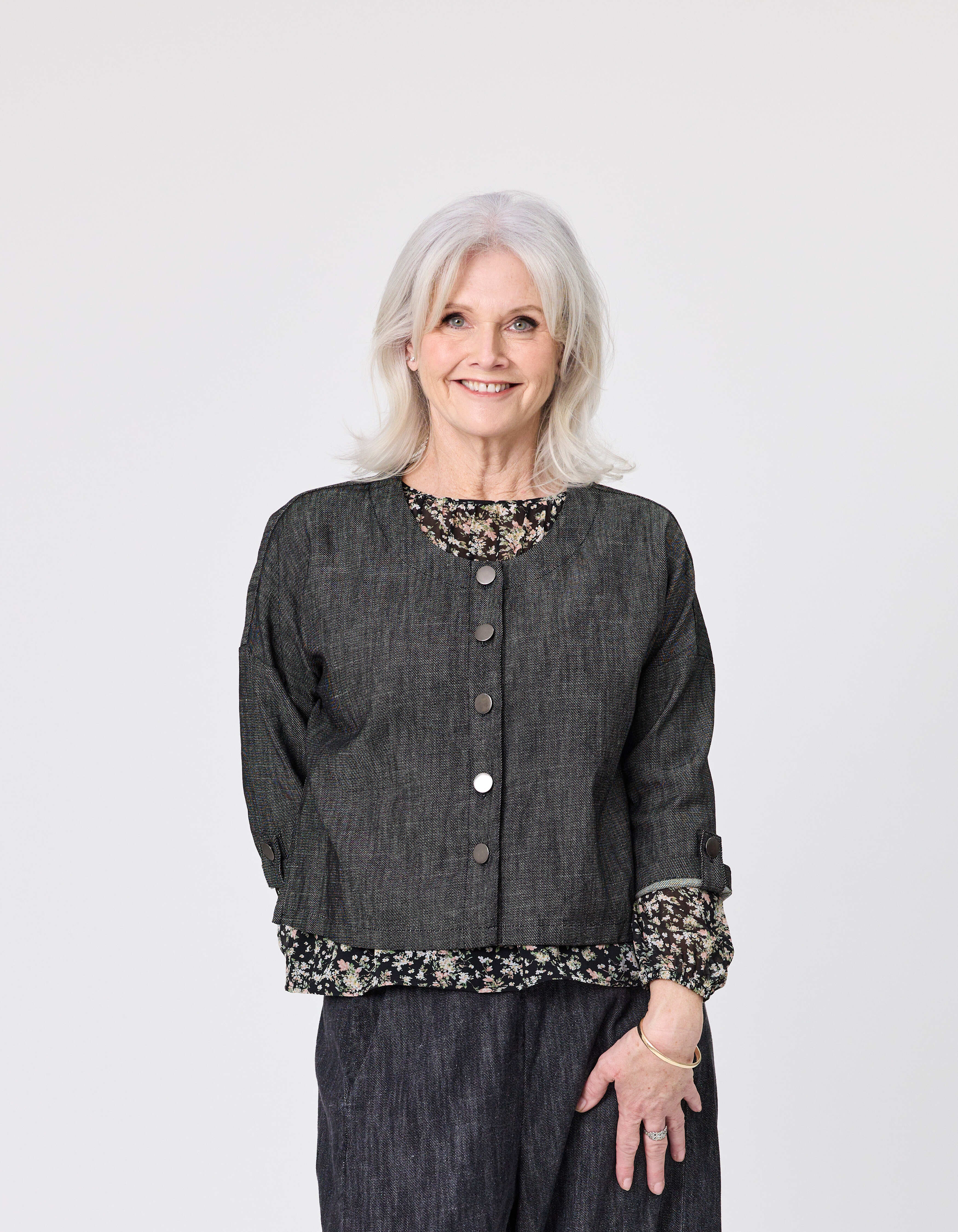 Nina Jacket Black Denim