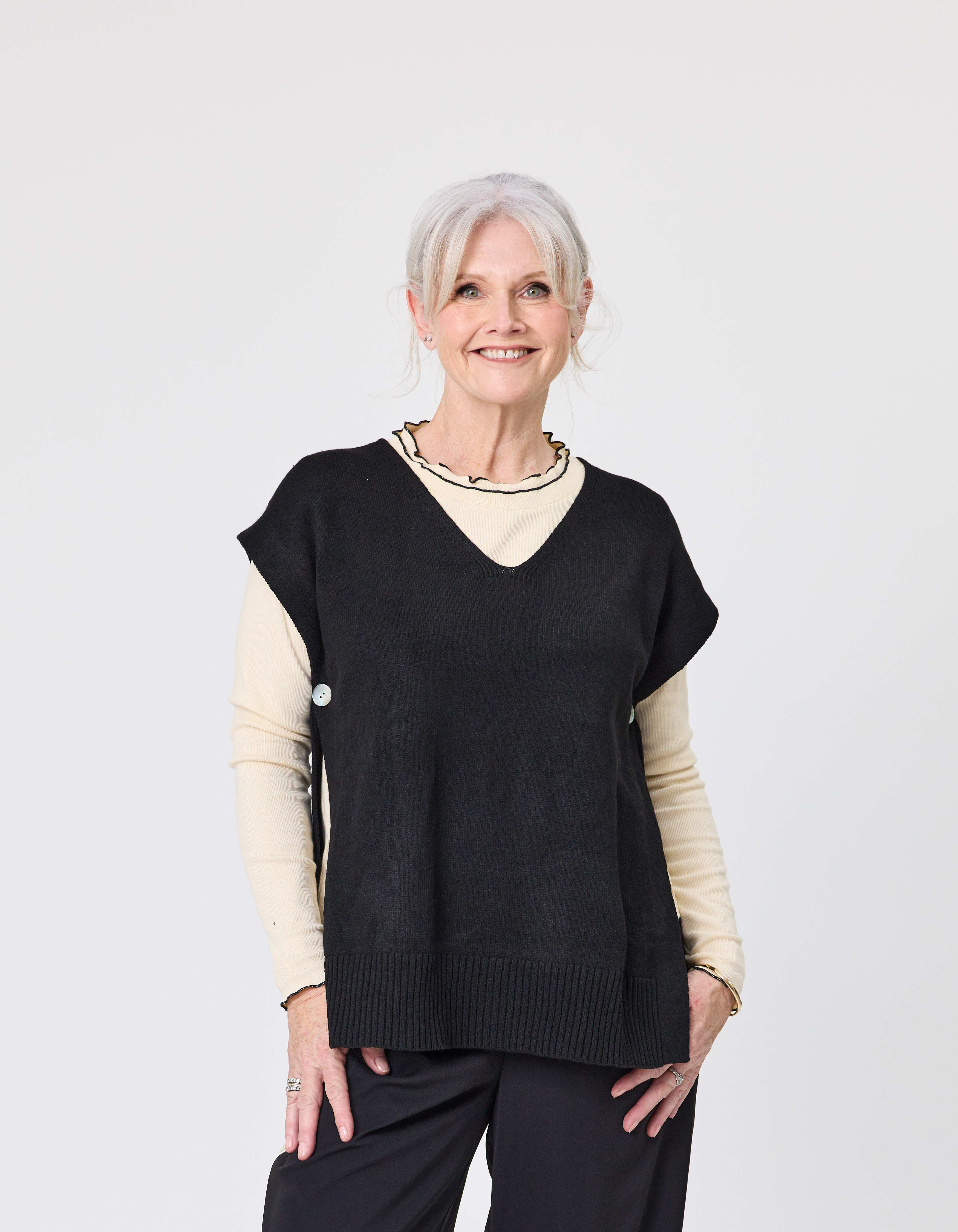 Vilma Wool Knit Black