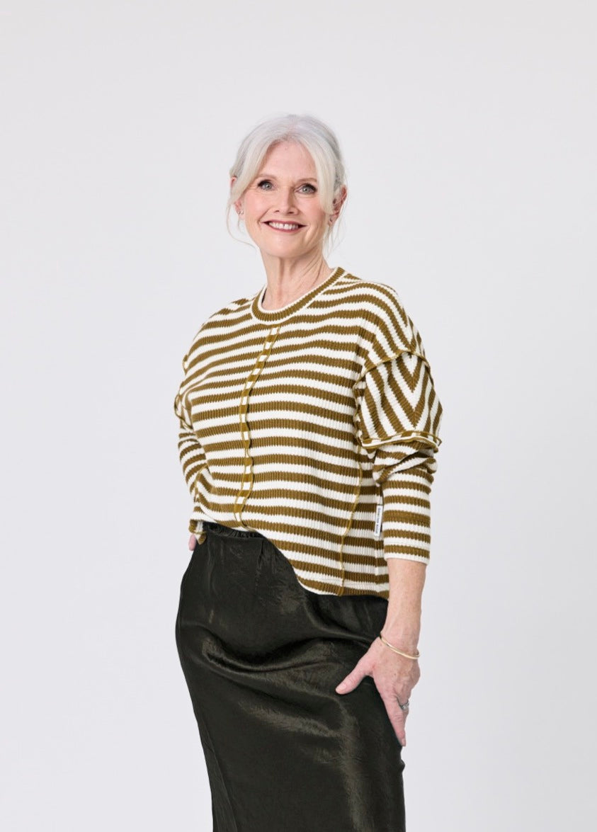 Alice Top Olive White