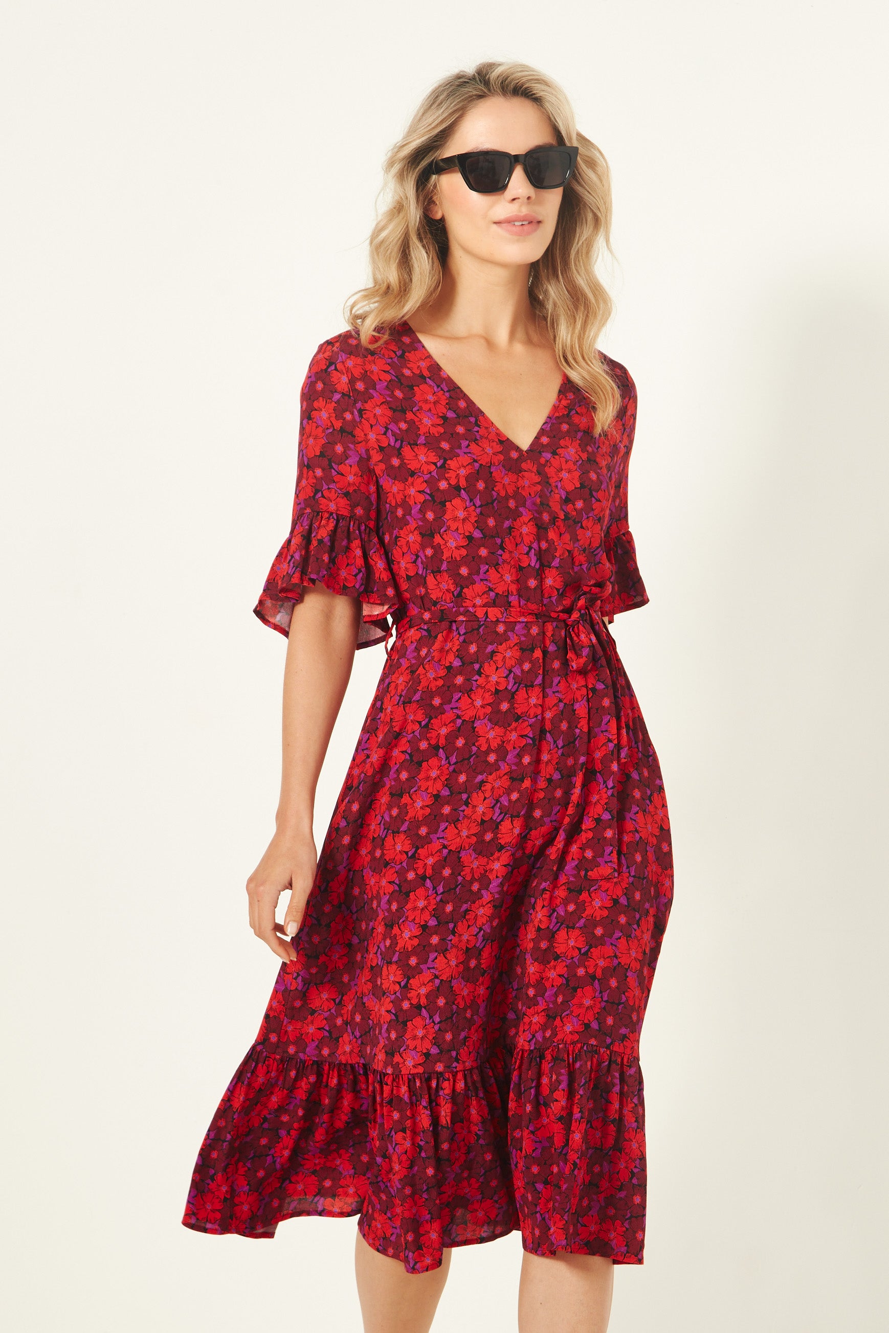 Carmen Dress Floral Print