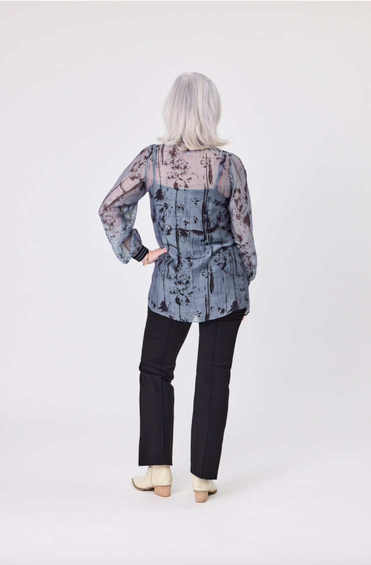 Liza Top & Singlet Blue Shades