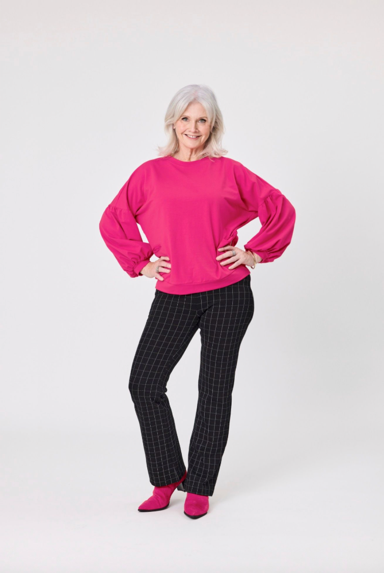 Naja Check Pant Black Grid