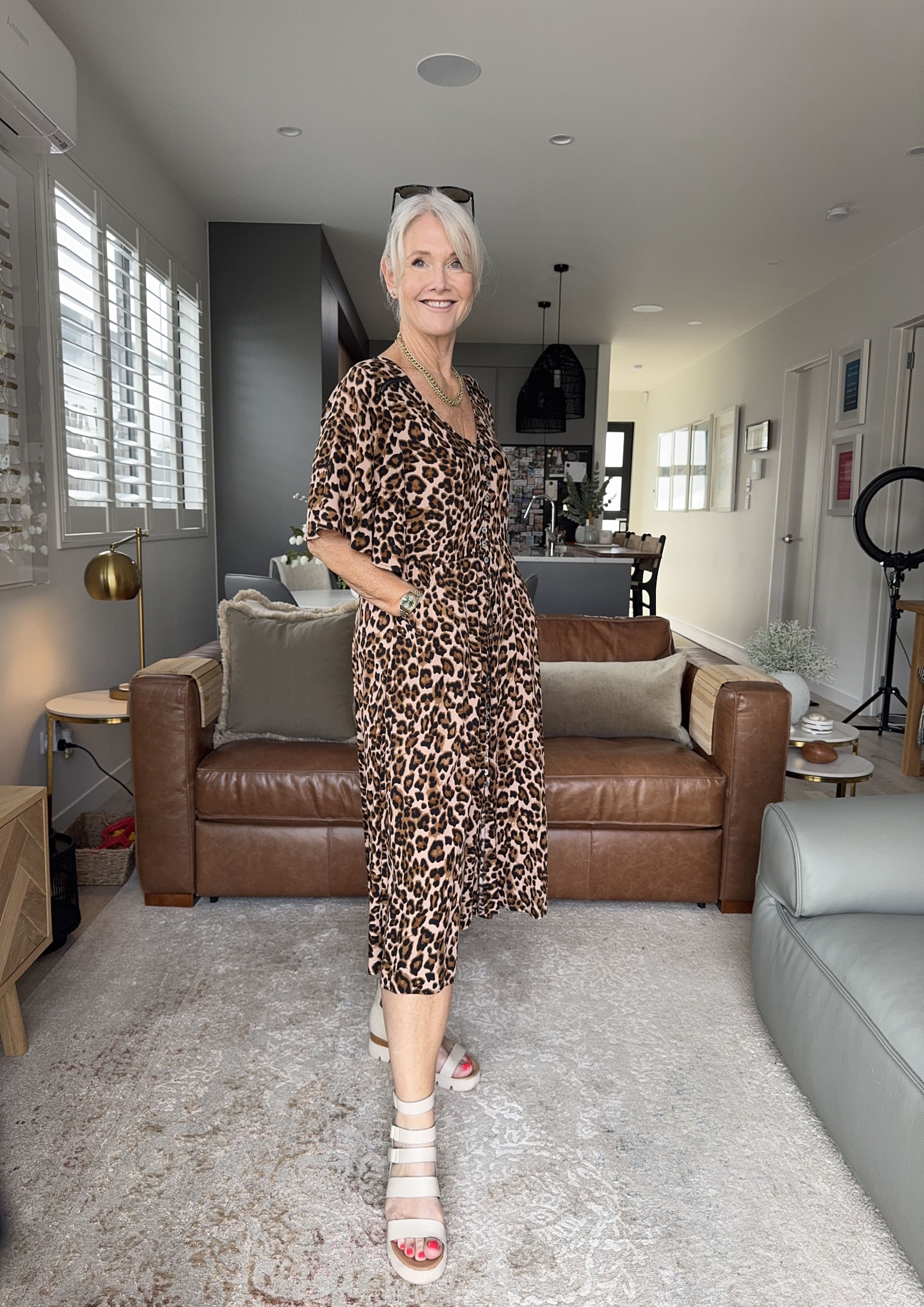 Vittoria Dress Leopard Print